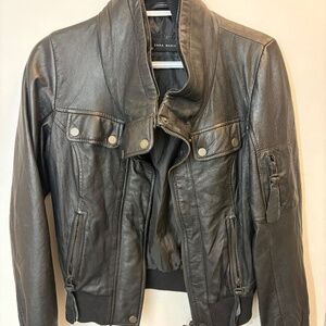 Zara Women 100% genuine leather jacket